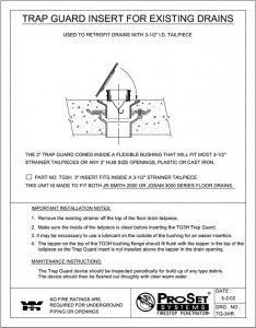 » 3″ Trap Guard to Fit Inside a 3″ Hub DrainProVent Penetration Systems